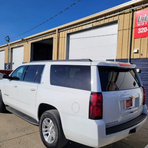 2015 Chevrolet Suburban LS Rear Drivers Side View